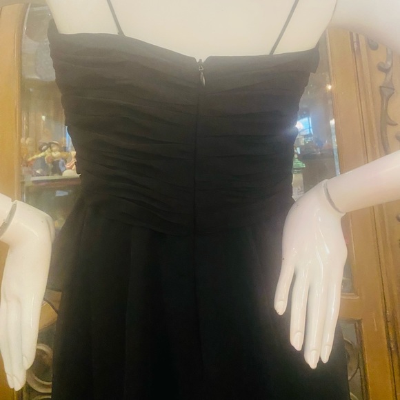 Farinae Collections Black Evening Gown Dress M - Picture 6 of 11